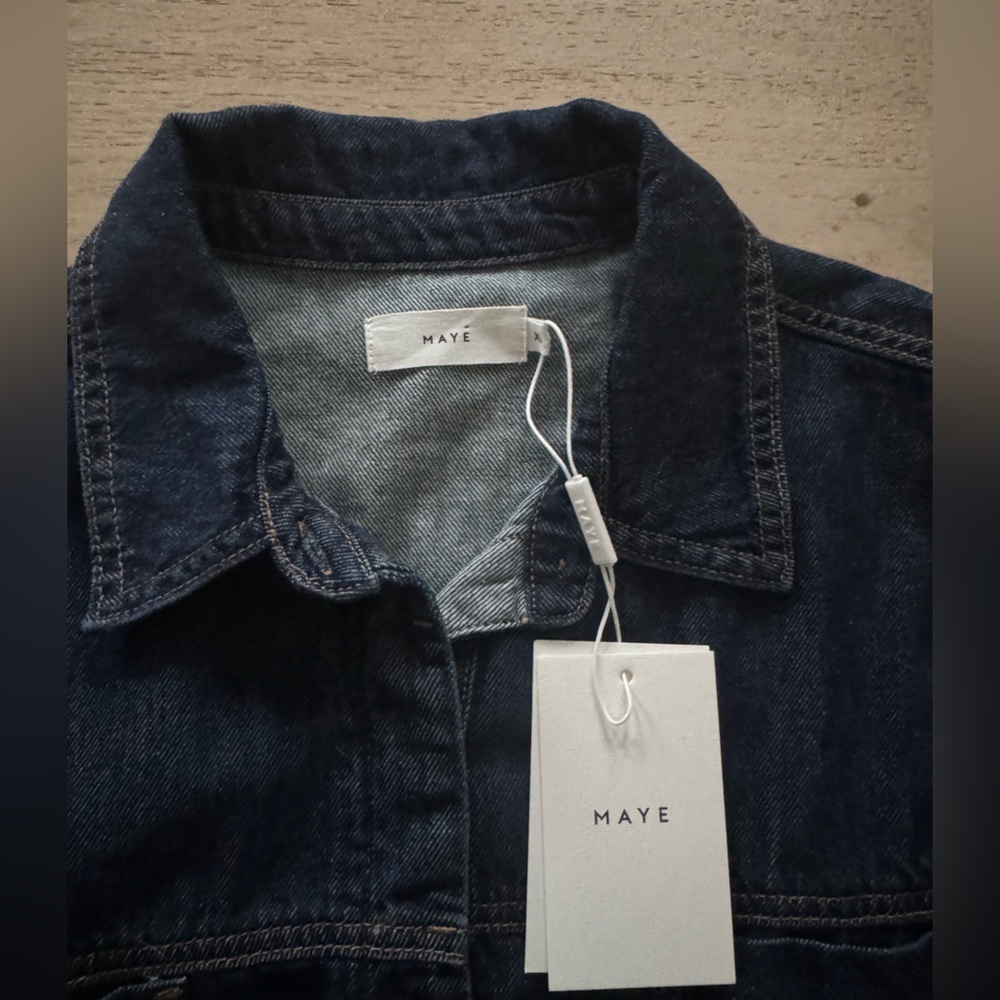 NWT Maye Harper Denim Midi Dress XL - Picture 8 of 12